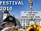 Das Plakat zum Militärmusik-Festival 2010.