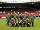 Teambuilding der Garnisonskommandanten im Happel-Stadion.