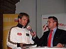 Heeressportler Christoph Bieler im Interview mit ORF Moderator Reinhard Waldenberger