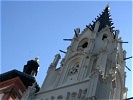 Soldat der Militärmusik OÖ vor der Basilika im Mariazell.