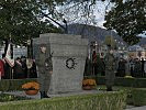 Im Lehener Park steht ein Denkmal für Salzburger Pioniere.