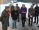 Journalisten hatten die Gelegenheit, eine mobile Radarstation zu besichtigen.