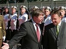 ... und besprechen die Zukunft der europäischen Sicherheitspolitik. (Fotos 3+4: MoD Lithuania/Pliadis)