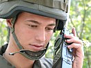 Mit dem neuen Funksystem können die Soldaten des Bundesheeres...
