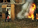 Die Vorführungen der Soldaten wurde sehr realitätsnah dargeboten.