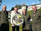 Balthasar Rainer (2.v.l.) ist der treffsicherste Bürgermeister des Pinzgaus.