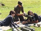 Die Infanteriewaffen des Bundesheers wurden eingehend erklärt.