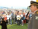 Der stellvertretende Militärkommandant von Steiermark, Oberst Walter Bendl, bei der Eröffnung.