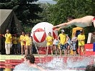 die Wettkämpfe im Schwimmstadion