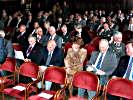 Ein Blick in das hochrangig besetzte Auditorium