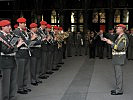 Die Gardemusiker spielen die "Dr. Michael Häupl Fanfare".