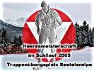 Erstmals finden die Heeresmeisterschaften im Zirbenland statt. Termin: 7. bis 11. Februar 2005.