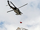 Am Kitzsteinhorn unterstützten "Black Hawk"-Flieger und Heeres-Alpinisten die Auswahl der Bewerber.