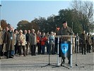 Generalmajor Höfler begrüßte die zahlreichen Besucher.