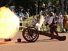 Spektakuläre Action bei den Artillerivorführungen begeisterte Jung und Alt.