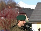 Oberleutnant Lüftenegger, der letzte Kompaniekommandant.