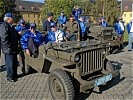 Rundfahrt in "original vehicles" der Besatzungszeit.