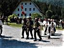 Militäroberkurat Major AlbrechtTagger und Rektor Pater Karl Unger.