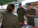 Informieren konnte man sich an den jeweiligen Informationsständen des Bundesheeres