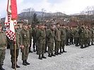 Salzburger Milizsoldaten sind angetreten.