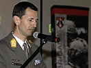 Brigadier Starlinger bei seiner Ansprache. (Bild öffnet sich in einem neuen Fenster)