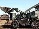 Ein Manitou-Fahrzeug des Bundesheers. (Bild öffnet sich in einem neuen Fenster)