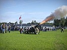 Die Reitende Artilleriedivision Nr. 2 feuerte Salutschüsse ab. (Bild öffnet sich in einem neuen Fenster)