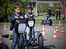 Die "Kleinsten" hatten viel Freude beim Segway fahren. (Bild öffnet sich in einem neuen Fenster)