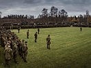 Verabschiedung und Verleihung der Battlegroup-Abzeichen. (Bild öffnet sich in einem neuen Fenster)