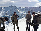Kurze Pause in den Alpen. (Bild öffnet sich in einem neuen Fenster)