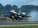 F-16 "Fighting Falcon". (Bild öffnet sich in einem neuen Fenster)