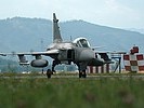 Saab Gripen. (Bild öffnet sich in einem neuen Fenster)