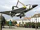 Am Heldenplatz in Wien war der Draken ebenfalls oft zu bestaunen. (Bild öffnet sich in einem neuen Fenster)