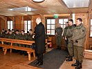Kapellari und Soldaten der Streitkräfte in der Soldatenkirche. (Bild öffnet sich in einem neuen Fenster)