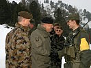 Die Kommandanten Furlan und Höfler bei der "Battle Group". (Bild öffnet sich in einem neuen Fenster)