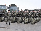 Der Kommandant der Streitkräfte inspiziert die Soldaten persönlich. (Bild öffnet sich in einem neuen Fenster)