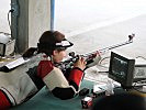 Rekrut Alexandra Podpeskar gewöhnt sich an die neue Schießumgebung. (Bild öffnet sich in einem neuen Fenster)