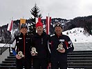 Bachlinger, Platz 2, Schwendinger, 1, und Vizeleutnant Pachler, 3. (Bild öffnet sich in einem neuen Fenster)