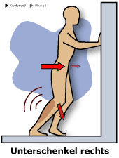 1. Dehnungsbung: Unterschenkel