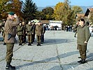 Die Meldung an den Kommandanten Generalmajor Höfler. (Bild öffnet sich in einem neuen Fenster)