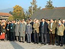 Auch zahlreiche Ehrengäste kamen am 21. 10. in die Belgier-Kaserne. (Bild öffnet sich in einem neuen Fenster)