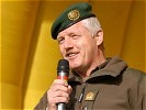 Offizielle Eröffnungsworte vom steirischen Militärkommandanten. (Bild öffnet sich in einem neuen Fenster)