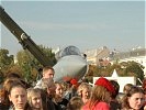 Schon am Dienstag sorgt das Eurofighter-Modell für Aufsehen. (Bild öffnet sich in einem neuen Fenster)