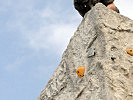 Die Alpinsoldaten brachten den Kletterturm in Stellung. (Bild öffnet sich in einem neuen Fenster)