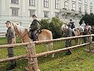 Das Haflingerreiten macht den Kindern Spaß. (Bild öffnet sich in einem neuen Fenster)