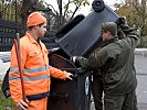 Korrekte Abfalltrennung am Heldenplatz. (Bild öffnet sich in einem neuen Fenster)