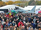 Sehr gut besucht: Das 1:1-Modell des Eurofighters. (Bild öffnet sich in einem neuen Fenster)
