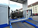 Ein mobiler Prüfstand des Amts für Rüstung und Wehrtechnik. (Bild öffnet sich in einem neuen Fenster)