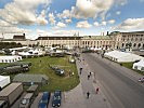 Der Heldenplatz nimmt langsam für "Schau Heer" Gestalt an. (Bild öffnet sich in einem neuen Fenster)