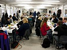 Das Medienzentrum am Heldenplatz während der Pressekonferenz. (Bild öffnet sich in einem neuen Fenster)